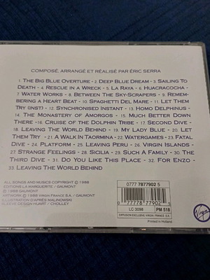 Soundtrack Le Grand Bleu 2×CD σαν καινούργιο, special edition