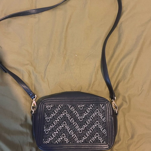 Valentino by Mario Valentino Floral Crossbody Bag like new, black