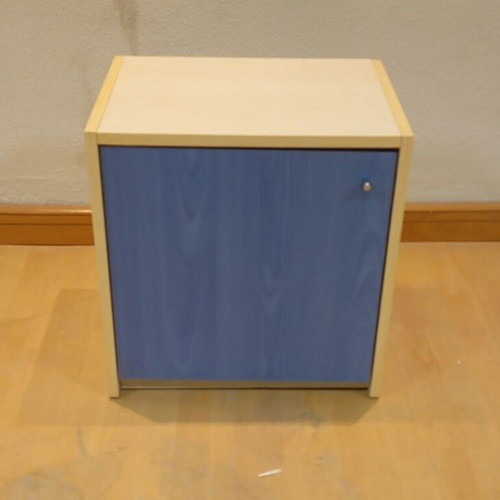 Children's Nightstand new, blue-beige