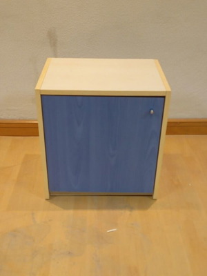 Children's Nightstand new, blue-beige