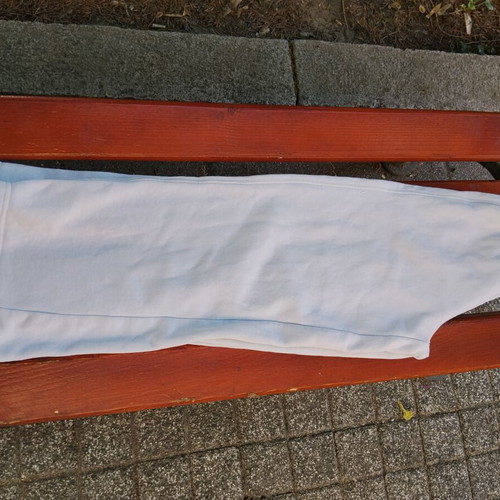 Zara Kids παιδικό αθλητικό παντελόνι με φαρδιά γραμμή μεταχειρισμένο, μέγεθος 11-12 ετών, ανοιχτό γκρι