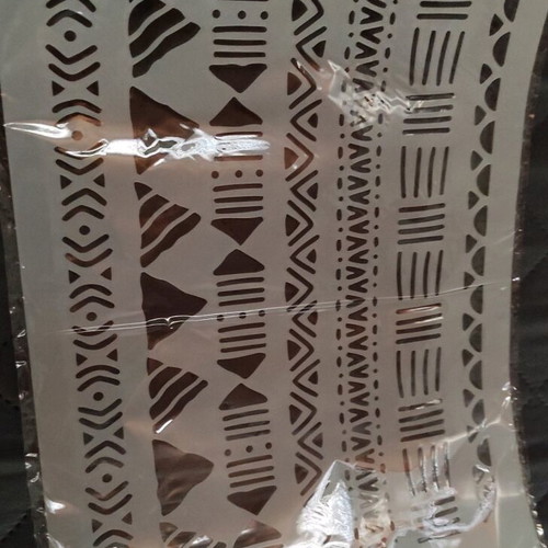 Stencil size A4 new, flexible translucent plastic