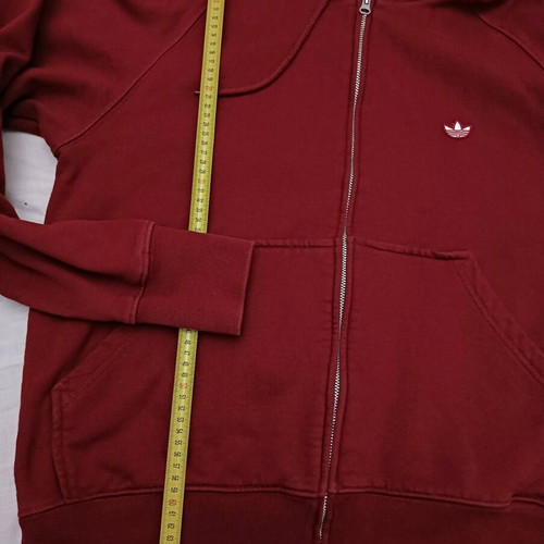 Adidas thick jacket xl like new, burgundy