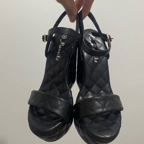Mannika shoes new, black, size 36