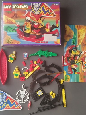 Lego 6256 Islander Catamaran used, missing some pieces
