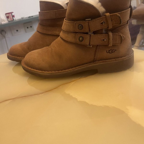 Ugg Australia fur boots used, size 38, brown
