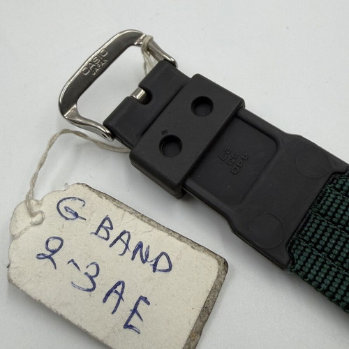 Casio G-Shock watch strap 440 S9 23 like new, black and green