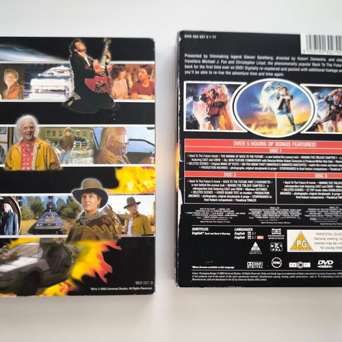 Back to the Future Trilogy DVD like new
