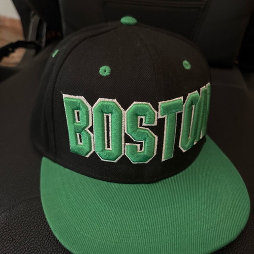 Boston Bay State hat new, black and green