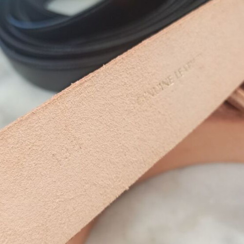 Leather belt new, handmade, Greek made, beige color
