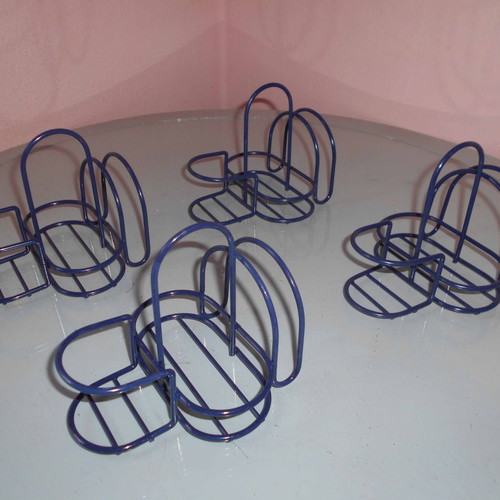 Table holders for oil, salt and pepper, napkins and toothpicks, new set of 4
