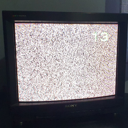 Sony Trinitron KV-2553MT TV used, no remote control