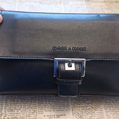 More & More wrist bag like new with mirror black