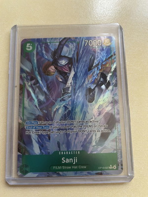 One Piece TCG Sanji Op13 κάρτα σαν καινούργιο