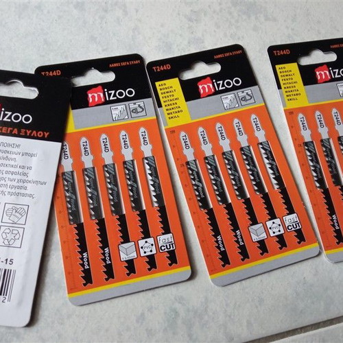 Sega T244D jigsaw blades new, pack of 5