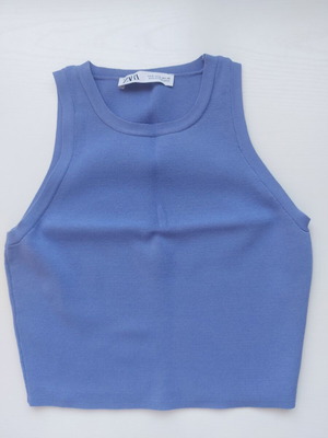 Zara crop top like new, elastic, size S