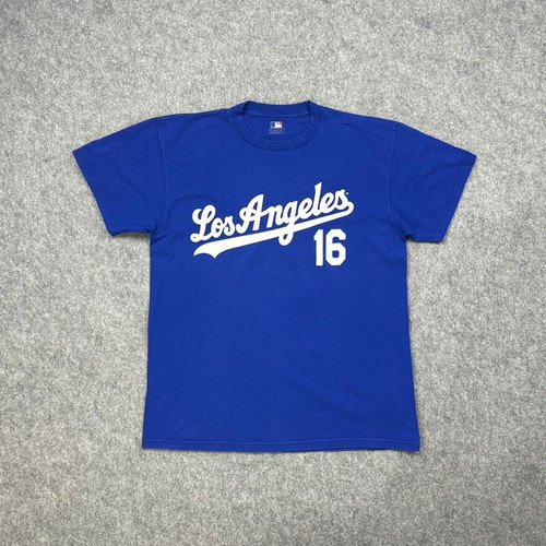 MLB Los Angeles Dodgers Andre Ethier 16 Blue Baseball Tee used, size M