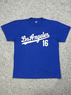 MLB Los Angeles Dodgers Andre Ethier 16 Blue Baseball Tee used, size M