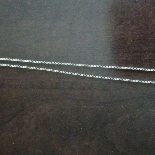 Loisir silver gold-plated necklace new, 40 cm chain