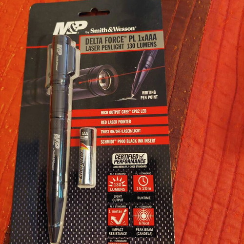 Tactical Pen Penlight Laser Pointer Delta Force PL M&P new in original packaging