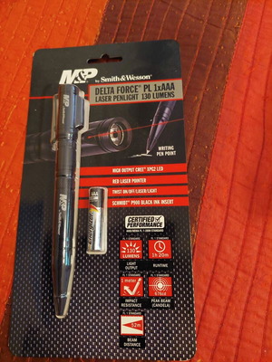Tactical Pen Penlight Laser Pointer Delta Force PL M&P new in original packaging