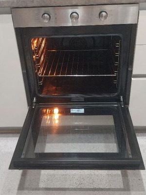 Multihome MFA 614M INOX Built-in Electric Oven with Ceramic Hobs Like New
