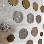  Πακέτο 31 διαφορετικά ελληνικά νομίσματα, λεπτά και δραχμές.