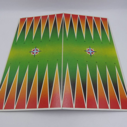 Backgammon & Checkers used for beginners and kids, MIKA vintage