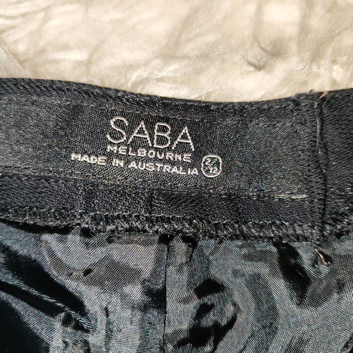 Saba black vintage formal pants like new, size S