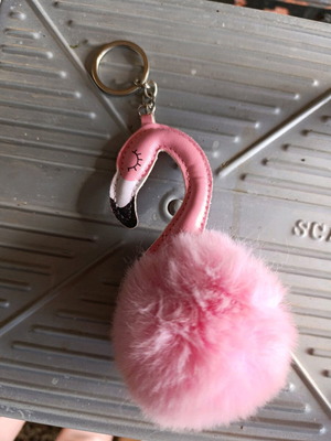Flamingo keychain new