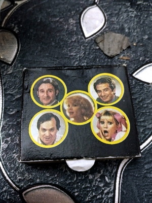 Collectible Matchbox used from Delfinario show with famous actors