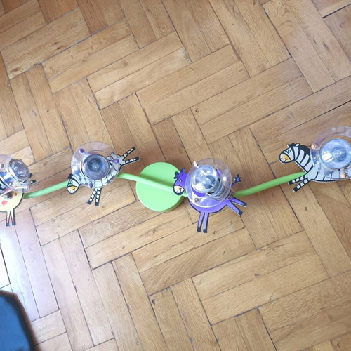 Children's ceiling light with animals like new