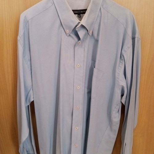 Tommy Hilfiger men's dress shirt light blue size XXL like new