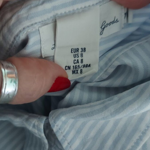 LOGG by H&M women's shirt used, cotton, sizes S/M