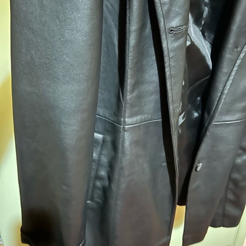 Leather jacket like new, slim fit, sizes L and XL