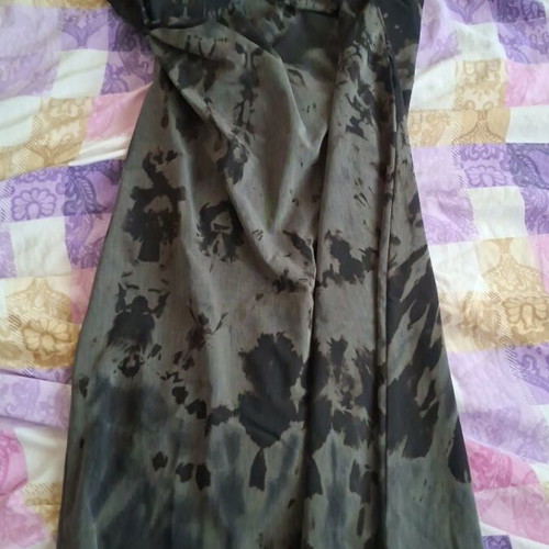 Boutique dress like new, hand-dyed with belt, chest up to 105cm