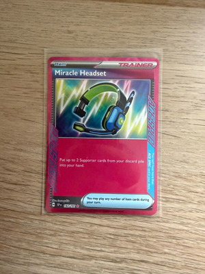 Miracle Headset Pokemon card mint condition 183/191