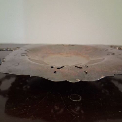 Mini Silver-Plated Tray like new, 15×15 cm, Marlboro