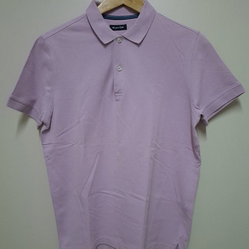 Massimo Dutti polo t-shirt pastel lilac like new, size L