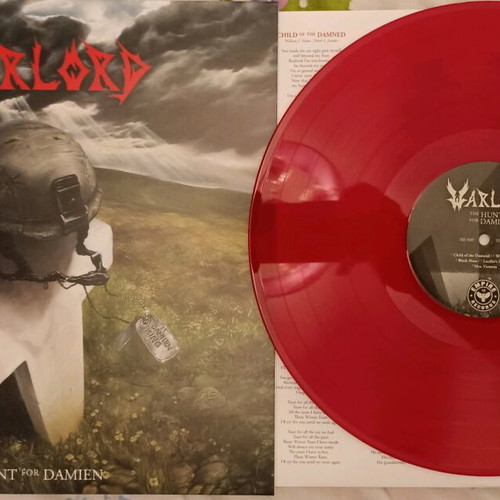 Warlord The Hunt for Damien red LP mint, metal