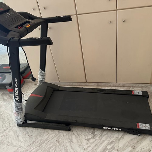 Axxon Fitness electric treadmill with digital display