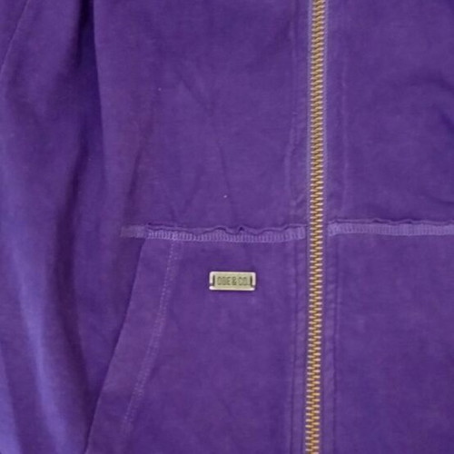 Baby women's hoodie purple used, slim fit vintage streetwear