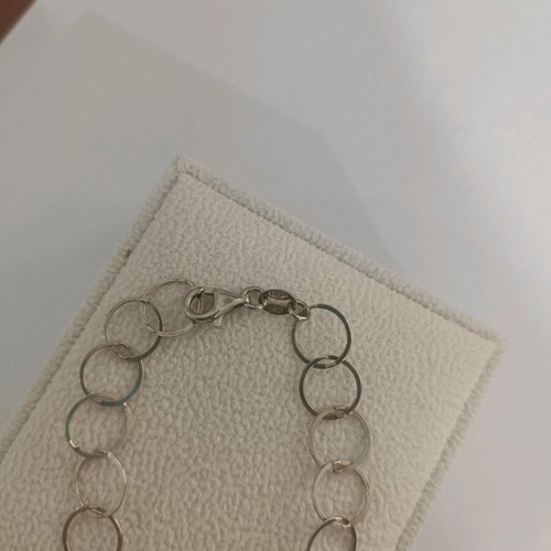 Silver bracelet with two-tone 925 like new