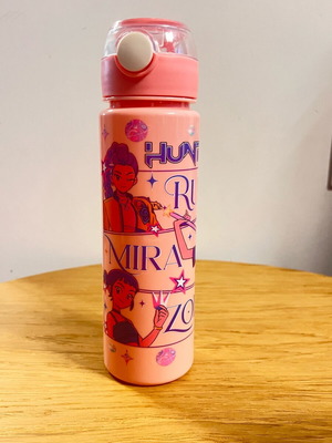 K-POP Demon Hunters Kids Water Bottle with Built-in Straw