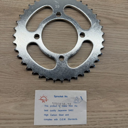 JT Sprockets Rear Sprocket JTR838-39 New, 39 Teeth, Chain Pitch 428