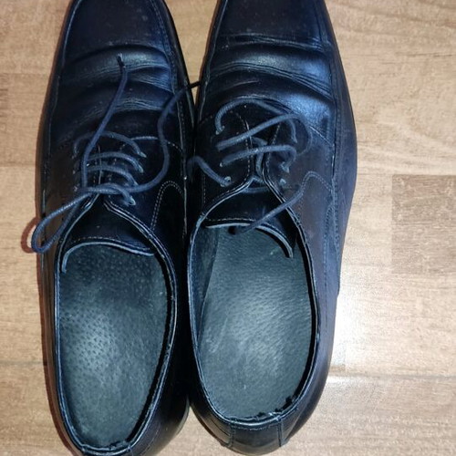 Fentini men's moccasins No.40 like new, black