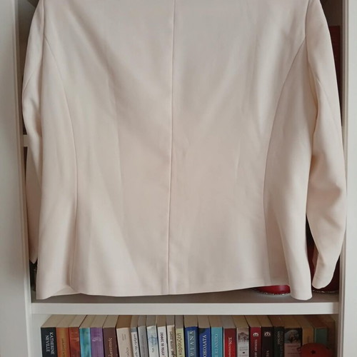Lightweight ecru women's jacket, size L