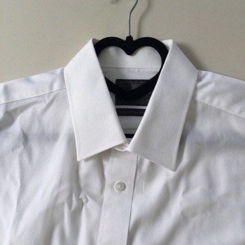 Men's 100% cotton shirt like new, white, size L