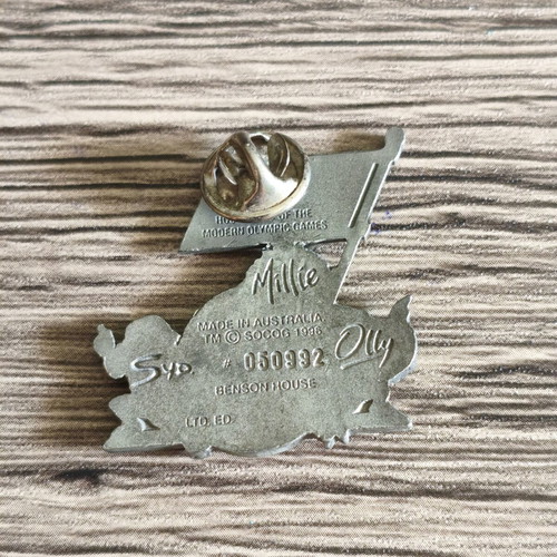 Sydney 2000 Olympic Pin used with Athens 1896 mascots and Greek flag