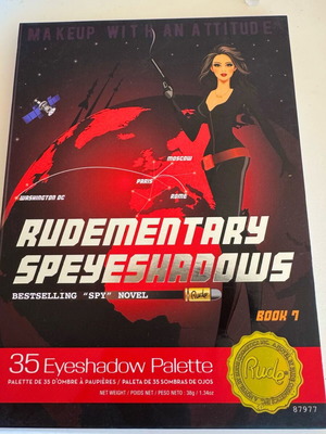 Rude Cosmetics Eyeshadow Palette new, 35 shades